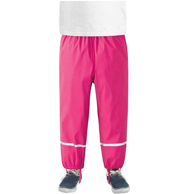 DPTALR Children's Thin WaterProof Windproof And Breathable Outdoor Rain Pants