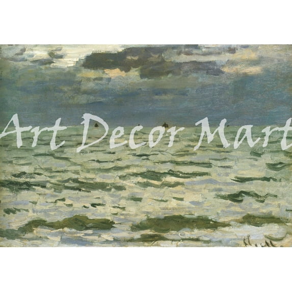 Sea Study-Monet - CANVAS OR FINE PRINT WALL ART