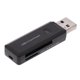 thumbnail image 5 of Lector ds Cáscara con USB2.0 y Totalmente Compatible con Negro Soledad Lector de tarjetas USB, 5 of 10