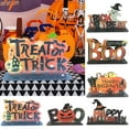 thumbnail image 2 of Table Decorations Happy Halloween Design Ornamental Acrylic Desktop Sign Ornaments for Home, 2 of 10