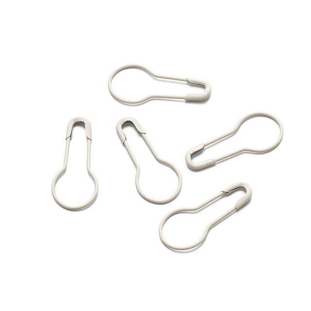 Broche de calabaza de 9,5 mm con forma de U de hierro, hebilla de ganchillo para ropa, accesorios auxiliares para hacer joyas