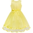 thumbnail image 4 of Sunny Fashion Girls Wedding Dress Sleeveless Flower Party Bridesmaid Dress, Size 4-14, 4 of 12