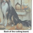 thumbnail image 5 of Collie Fall Kitchen Pumpkins Glass Cutting Board Large 12 in x 15 in, 5 of 5