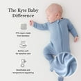 thumbnail image 3 of Kyte Baby Zippered Footie in Slate, 3 of 8