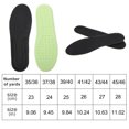 thumbnail image 3 of Ofertas Únicas 1 Par de Plantillas de Deporte Cómodas para Talla de Zapato 41/42 Verde Negro, 3 of 6