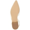thumbnail image 5 of Journee Womens Daphnne Sling Back Pointed Toe Flats, Widths Available, 5 of 9