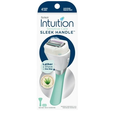 Schick Intuition Sleek Design Razor, 1 New Sleek Handle and 1 Razor Refill