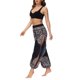 thumbnail image 5 of Txlixc Pantalones de entrenamiento para mujer, estampado digital bohemio, pantalones de yoga sueltos con lado dividido Txlixc Estilo de ocio, 5 of 9
