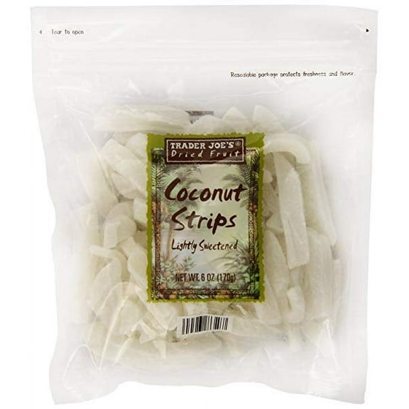 Trader Joe's Coconut Strips (Pack of 4)