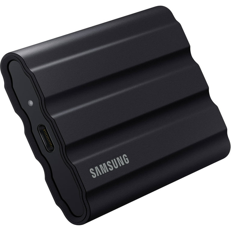 SAMSUNG T7 Shield MU-PE2T0S - 2TB Portable Encrypted SSD - USB 3.2 Gen 2 -  USB-C connector - 256-bit AES - Black 