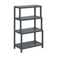 thumbnail image 1 of New Ridge Home Goods 2022-GRA Dunnsville 4-Tier Stepback Shelf - Graphite, 1 of 1
