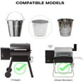 thumbnail image 5 of YAOAWE 4.1" x 3.5" Grill Drip Pans with Drip Bucket (15 Pack), 5 of 6