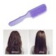 thumbnail image 5 of Peluquería el cabello forma forma forma Luz cómoda, ador de material cuero cabelludo antinudos para cabello y corto , púrpura Violeta Yinane Peine de masaje de peluquería, 5 of 8