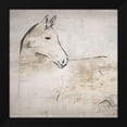 thumbnail image 2 of Lily K 20x20 Black Modern Wood Framed Wall Art Titled - Horse II, 2 of 6