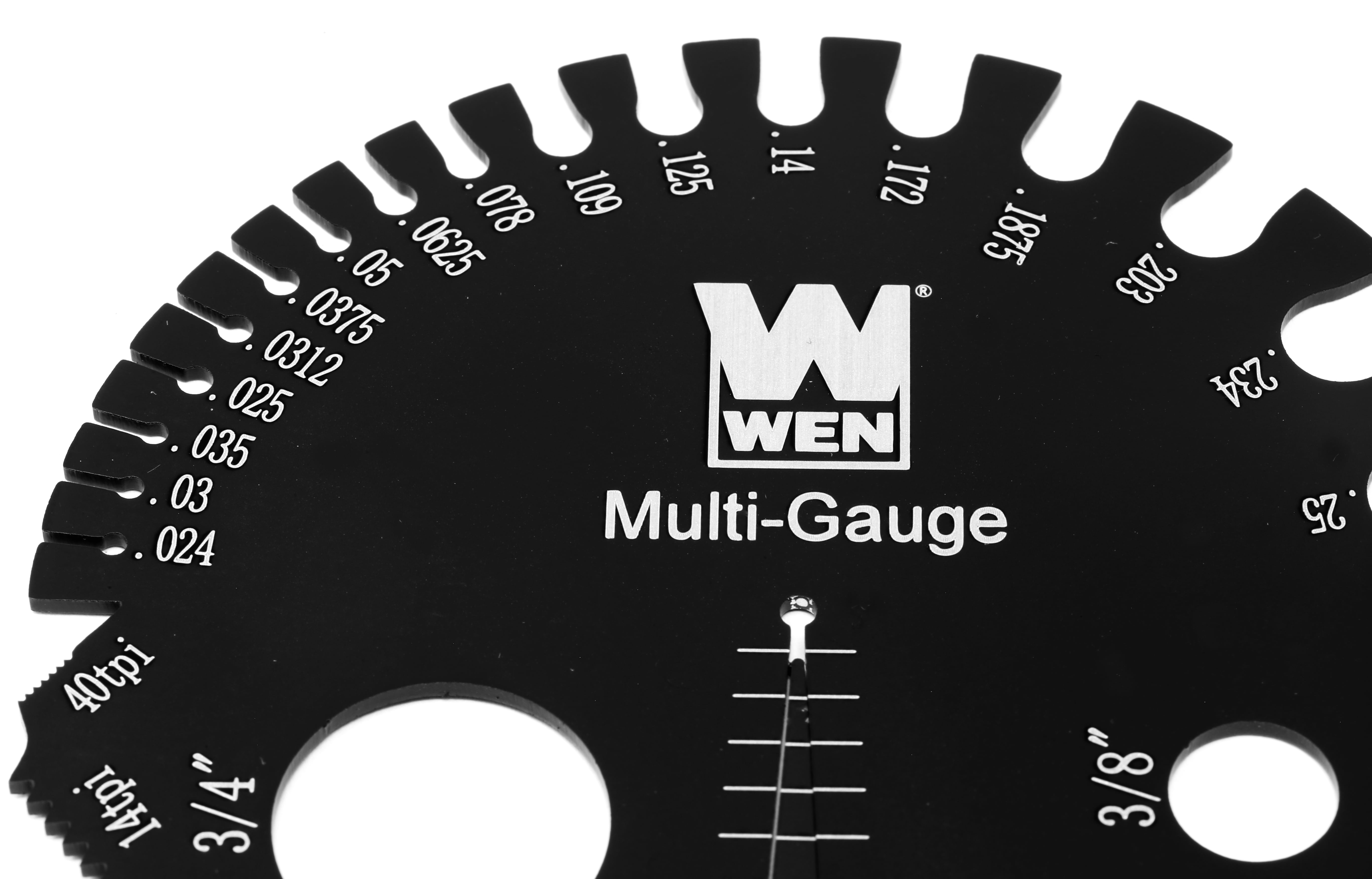 WEN Metric and Imperial Metal Thread Pitch Multi-Gauge with Carrying Case, Two Pack
