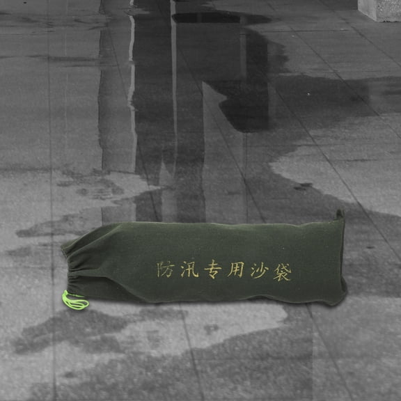 AURARMLET 2Pcs Flood Barrier Sandbags Made from Thickened Canvas Effective Water Blocking Door Water