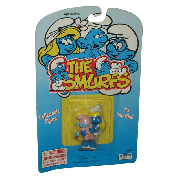 The Smurfs Smurfette W Baby 1995 Irwin Toys Collectable Figure Walmart Com