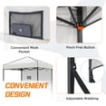 thumbnail image 6 of COOS BAY 6'x4' Instant Pop Up Canopy Tent with Adjustable Sun Wall, Lightweight Compact Portable Canopy with Carry Bag, White, 6 of 8