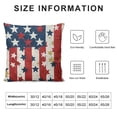 thumbnail image 5 of Chilfamy 4th of July Throw Pillow Covers Patriotic Pillow Covers American Flag Memorial Day Fourth of July Red White Blue Pillow Case Cushion Covers Home Outdoor Sofa Decorations White, 5 of 5