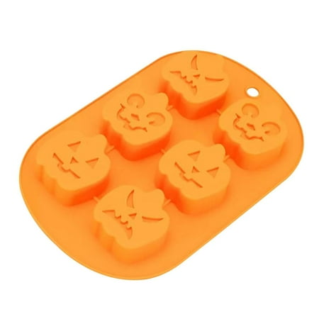 

Halloween Silicone Baking Molds With Non-Stick Food Grade Pumpkin Design For Chocolate Ice Cream Homemade Treats