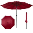 thumbnail image 2 of Pure Garden 10FT Patio Umbrella with Auto Tilt and Vented Canopy (Red), 2 of 10