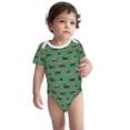 thumbnail image 3 of Daiia Christmas Dachshund Printed Unisex-Baby Short Sleeve Onesies Bodysuits Baby Climbing Clothes Soft and Comfortable Romper with Expandable Shoulder Design-18 Months, 3 of 8