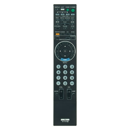 New RM-YD029 Replace Remote Control compatible with Sony Bravia TV KDL-40XBR9 KDL-46XBR10 KDL-46Z5100 KDL-52XBR10 KDL46Z5100