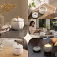 thumbnail image 6 of Naittoop Farmhouse Ceramic Pumpkin Candle Gift, Autumn Scented Candle,Soy Wax Pumpkin Jar Candles, Thanksgiving Halloween Home Table Centerpiece Farmhouse Decor Gift Orange, 6 of 7