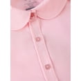 thumbnail image 3 of Smith's American Girls' S/S Button-Up Shirt Color: pink Size: 16, 3 of 4
