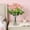 Pink, variant on Country Style Artificial Green Plants Faux Silk Floral Sprigs Bouquet Home Decor Wedding Party Table Centerpiece Rustic Decoration Living Room Vase Filler Decorative Accessories Set