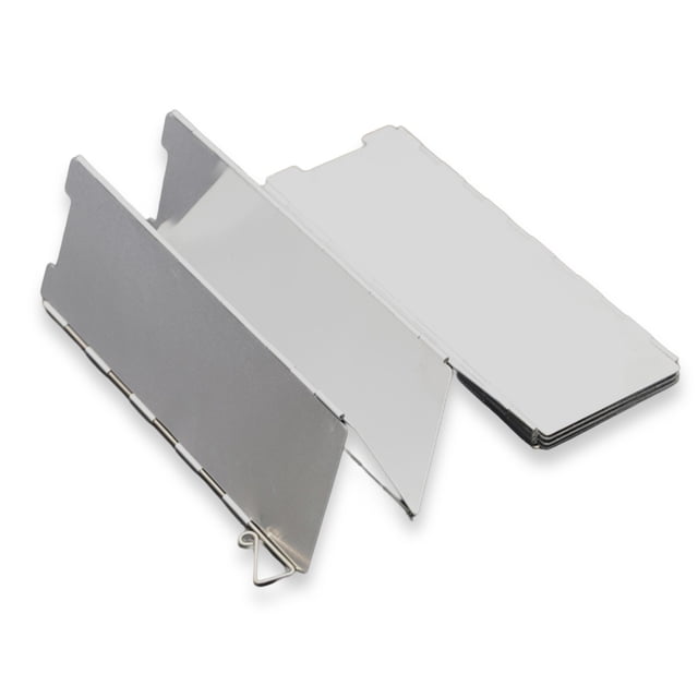 Parabrisas para estufa, parabrisas a prueba de salpicaduras para exteriores, protector de grasa portátil para senderismo, Picnic, campistas, utensilios de cocina, accesorios, 10 piezas Advancent OD019547-00B