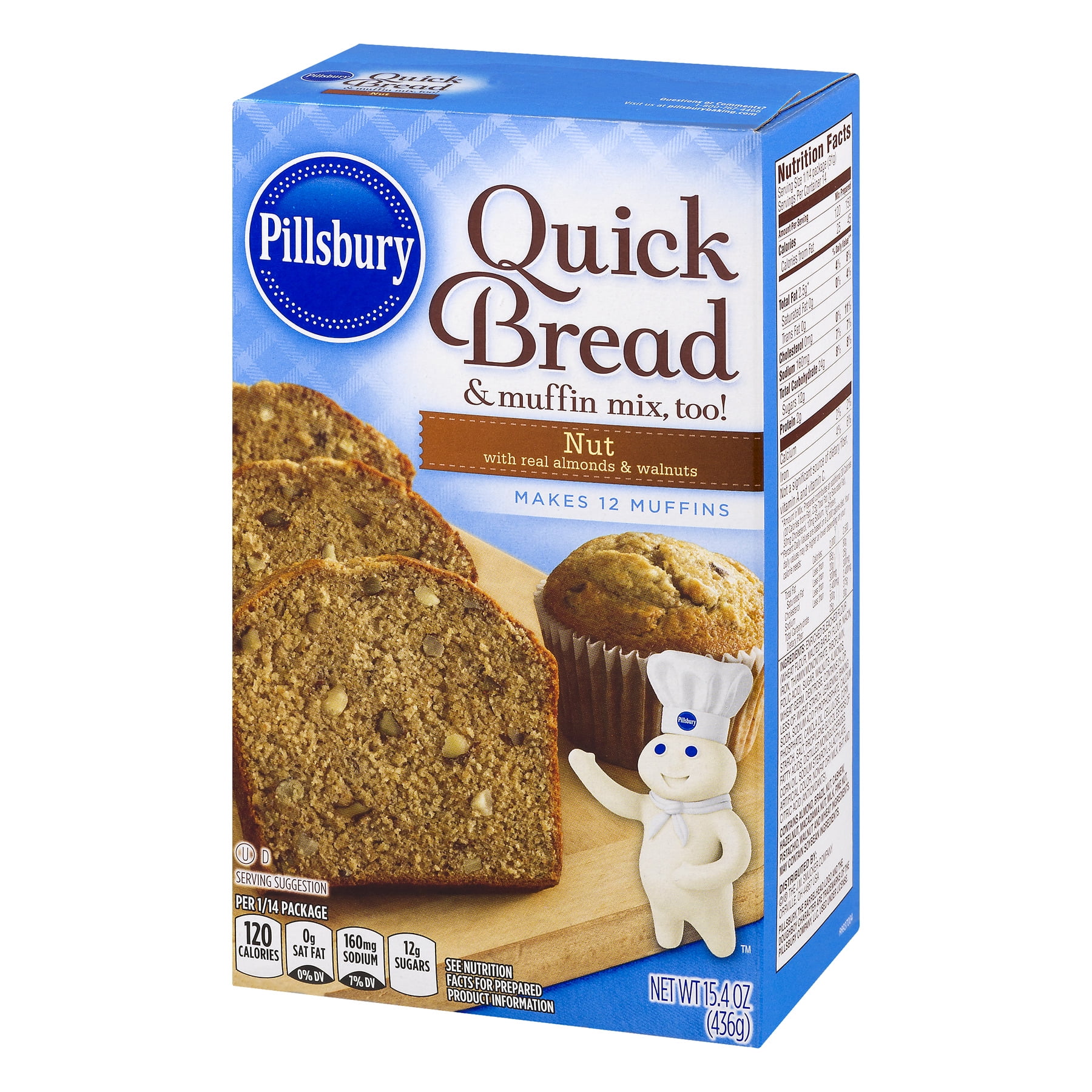 Pillsbury Quick Bread Muffin Mix Nut Walmart Com Pillsbury Quick Bread Muffin Mix Nut Walmart Com