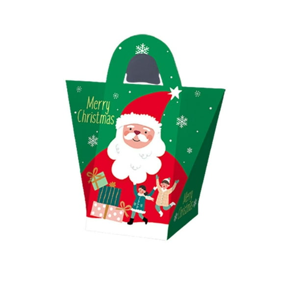 Creative Party Supplies Paper Candy Boxes Present Pouch Hand Carry Christmas Bag Gift Bag Gift Packaging Box 3