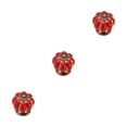 thumbnail image 4 of relayinert Poignées de Porte Poignée de Tirage Poignée de Porte Décoration de Matériel de Mobilier de Salon Rouge 3 Pcs, 4 of 6