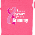 thumbnail image 4 of Inktastic Breast Cancer Awareness I Support My Grammy with Pink Ribbon Boys or Girls Baby Bodysuit, 4 of 5