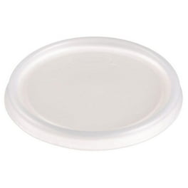Non-Vented Cup Lids, Fits 6 oz Cups, 2, 3.5, 4 oz Food Containers, Translucent, 1,000/Carton Non-Vented Cup Lids, Fits 6 oz Cups, 2, 3.5, 4 oz Food Containers, Translucent, 1,000/Carton