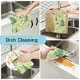 thumbnail image 2 of Yayeee 6 Pack Kitchen Dish Cloths Set for Washing Soft Drying Absorbent Microfiber Towels, Cartoon Forest Animals, 2 of 9