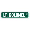 thumbnail image 1 of SignMission SS-624-LT. COLONEL 6 x 24 in. Lt. Colonel Street Sign - US Army Light Military New, 1 of 1