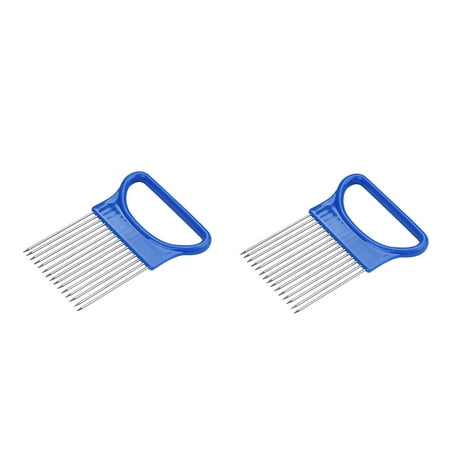 

hoksml Tomato Vegetables Cutting Aid Holder Guide Slicing Cutter Safe Fork Festival Clearance Gifts