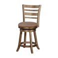 thumbnail image 1 of Tabouret de comptoir en bois pivotant, 1 of 4