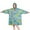 Light Blue Dinosaurs-3, variant on Wearable Oversized Blanket,Light Blue Dinosaurs Palms Eggs Pattern Wearable Blanket Hoodie for Adults,Cozy Hooded Blankets with Super Pockets,Super Warm Fuzzy Pullover for Women & Men