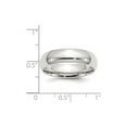 thumbnail image 2 of Sterling Silver 6mm Comfort Fit Wedding Band - Size 8, 2 of 2