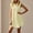 Beige, variant on Drses‌‌ ‌‌‌‌‌‌‌‌‌‌‌‌Women's Button Front Mini Dress - Sleeveless Turndown Collar A-Line Beach Dress with Curved Hem