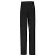 thumbnail image 7 of Uniform Pants for Boys Straight Pants with Pockets Pull On Chino Pants Stretch Pants Black Dress Pants for Boys Back To School Clothes Teen Boys Clothes 15-16 Years, 7 of 7