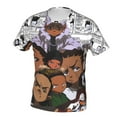 thumbnail image 2 of The Boondocks Men's Short-Sleeve T-Shirt Summer Casual Tee Top Breathable Crewneck T-Shirt Small, 2 of 7
