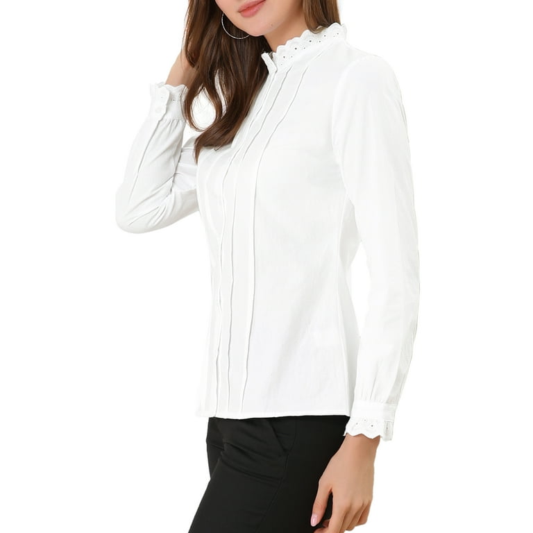 Lacesleeve Cotton Blouse-