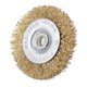 thumbnail image 4 of Cepillo de rueda de alambre de 2 pulgadas, acero crimpado chapado en cobre, vástago de 1/4 de pulgada, 5 piezas, 4 of 4