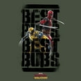 thumbnail image 2 of Junior's Marvel: Deadpool & Wolverine Best Bubs Graffiti Festival Muscle Graphic T-Shirt, 2 of 4