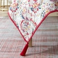 thumbnail image 2 of Mudd Haley 2 Piece Twin Reversible Microfiber Quilt Set, Pink Paisley, 2 of 5
