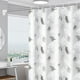 thumbnail image 1 of Cortina de ducha a prueba de moho 180 × 180 cm Cortina de ducha impermeable - Cortina de sábana lavable blanca - con cortinas - para el hogar, hotel, baño TUNC Sencillez, 1 of 5